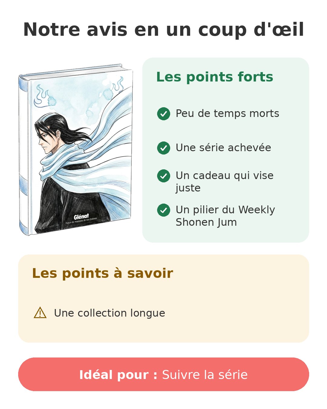 Notre avis en un coup d'œil sur Bleach T7