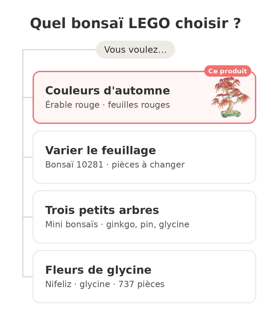Quel modèle choisir : Érable rouge du Japon et ses concurrents