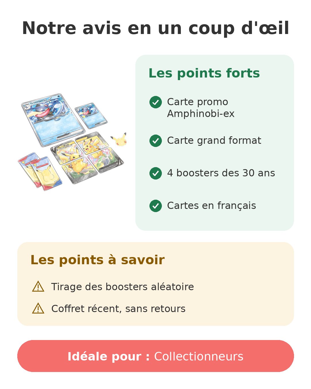 Notre avis en un coup d'œil sur Coffret Amphinobi-ex