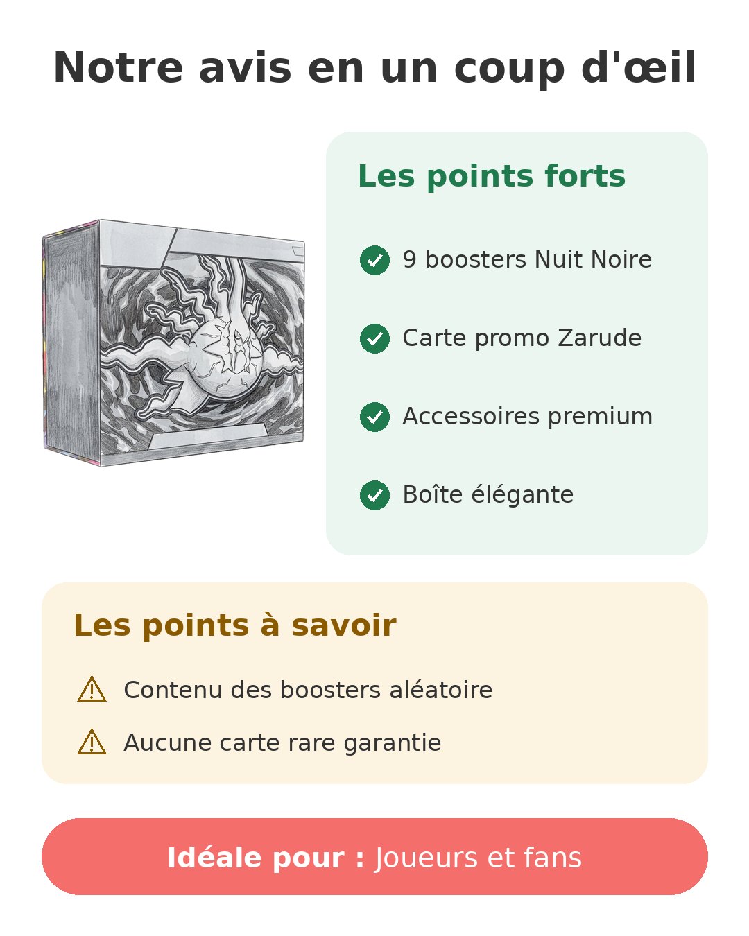 Notre avis en un coup d'œil sur Coffret Nuit Noire