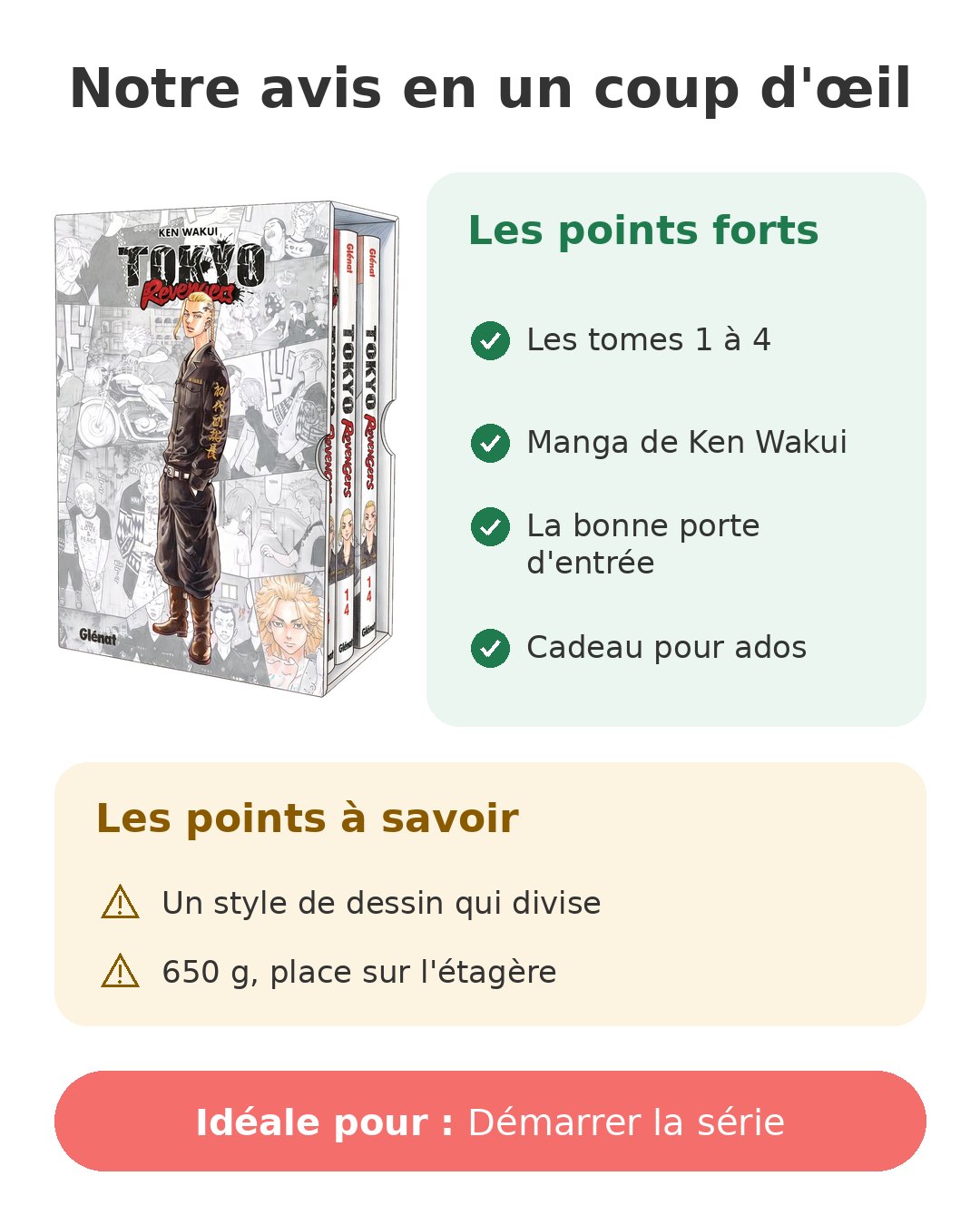 Notre avis en un coup d'œil sur Tokyo Revengers T1-4