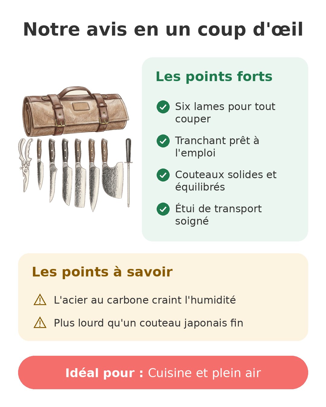 Notre avis en un coup d'œil sur XCHIEF PRO Set de 6