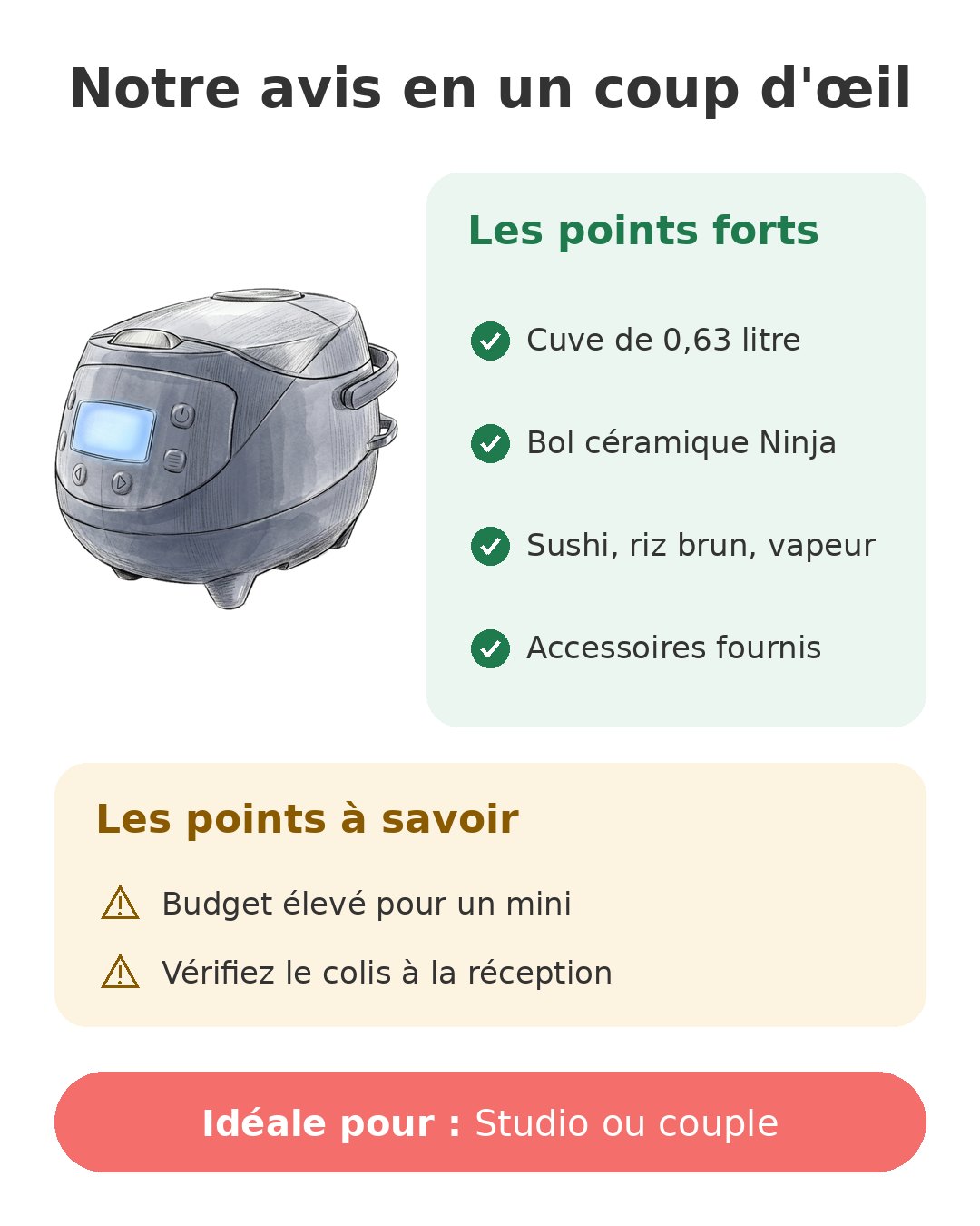 Notre avis en un coup d'œil sur Panda Mini