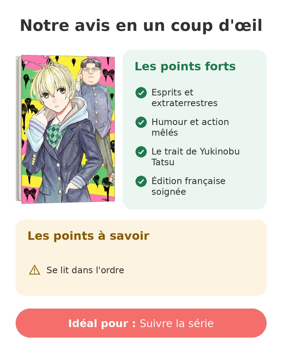Notre avis en un coup d'œil sur Dandadan T10