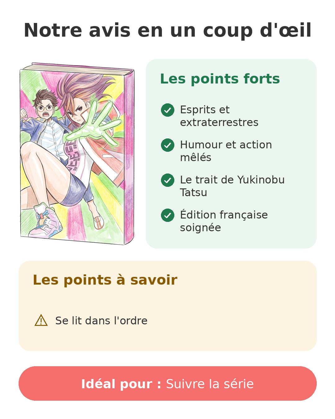 Notre avis en un coup d'œil sur Dandadan T14