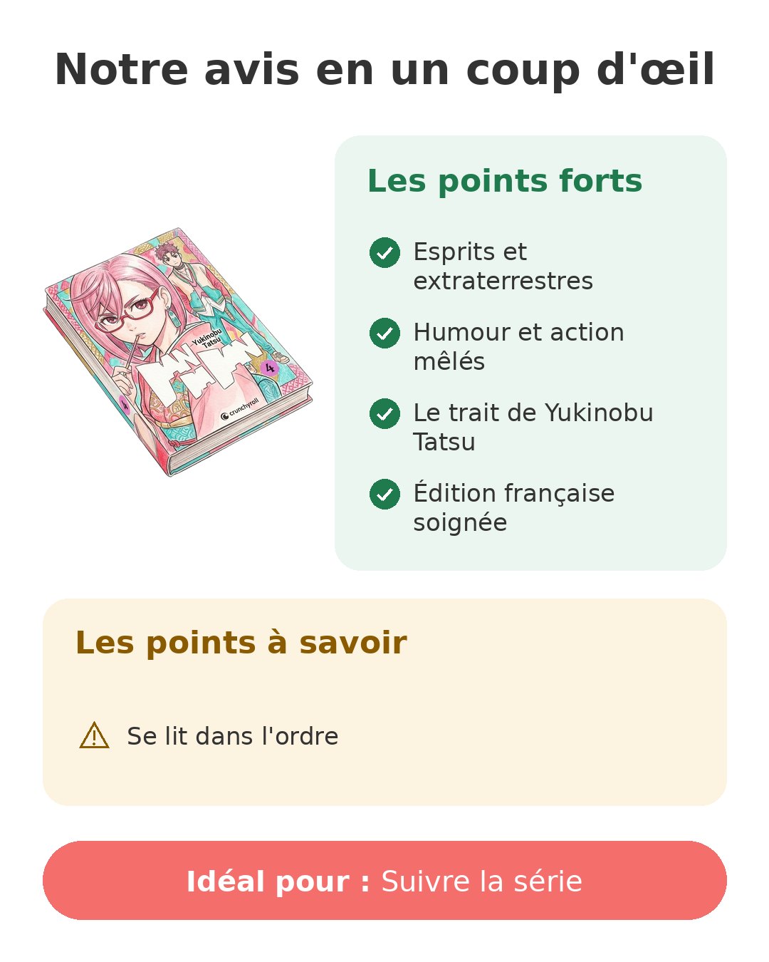 Dandadan - Tome 4 Notre avis en un coup d'œil sur Dandadan T4