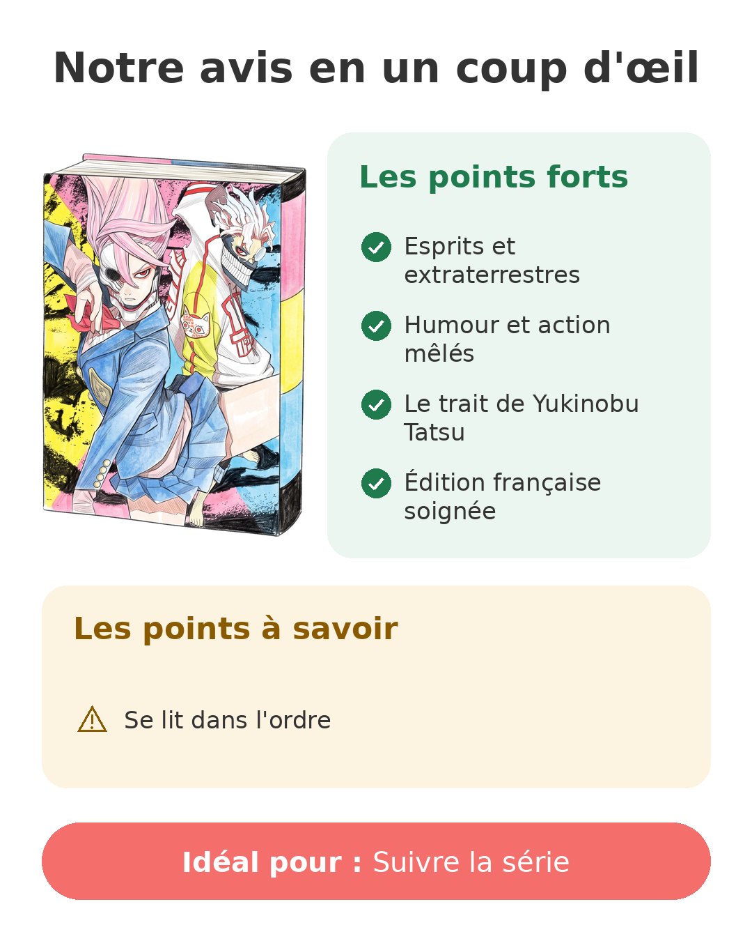 Dandadan - Tome 7 Notre avis en un coup d'œil sur Dandadan T7