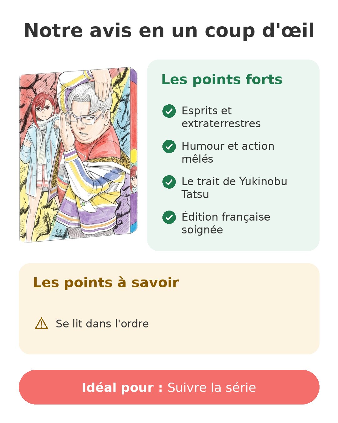 Dandadan - Tome 9 Notre avis en un coup d'œil sur Dandadan T9