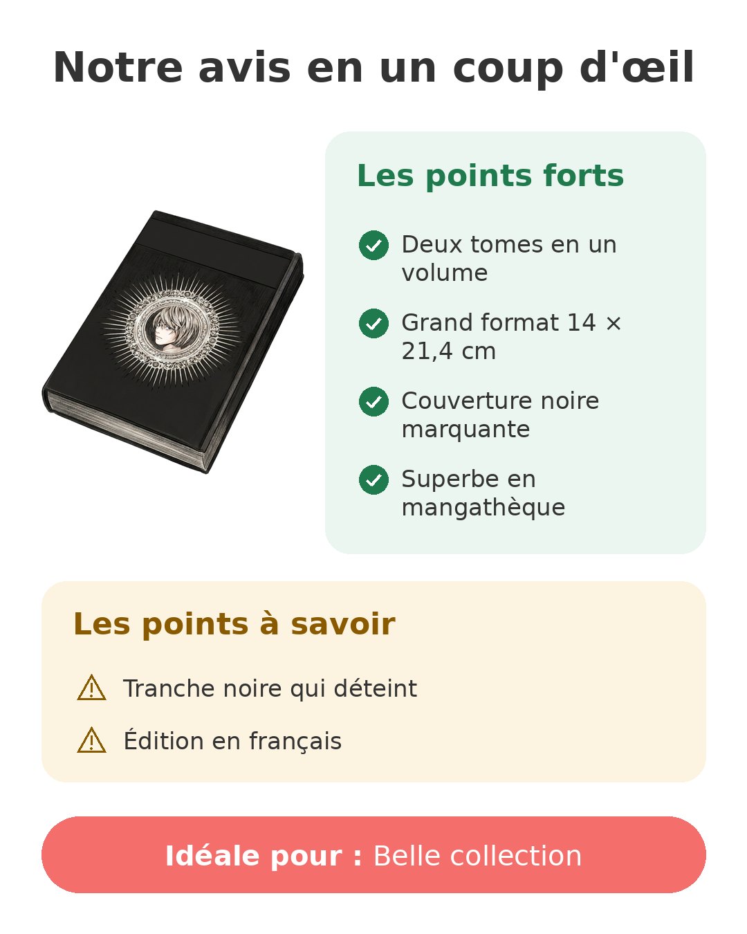 Notre avis en un coup d'œil sur Black Edition tome 1