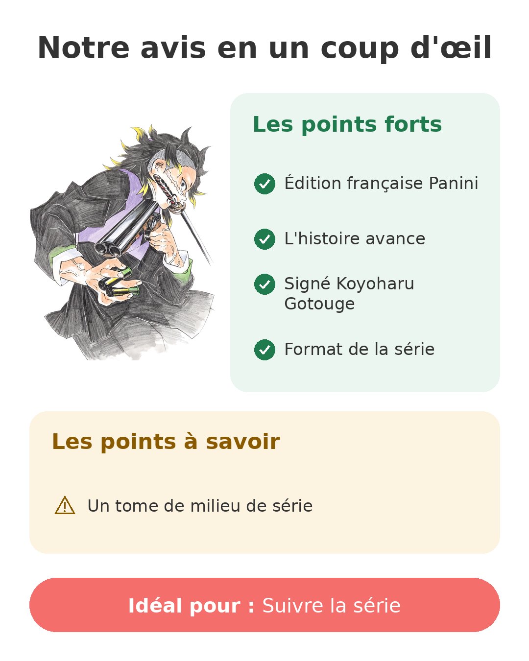 Notre avis en un coup d'œil sur Demon Slayer 13