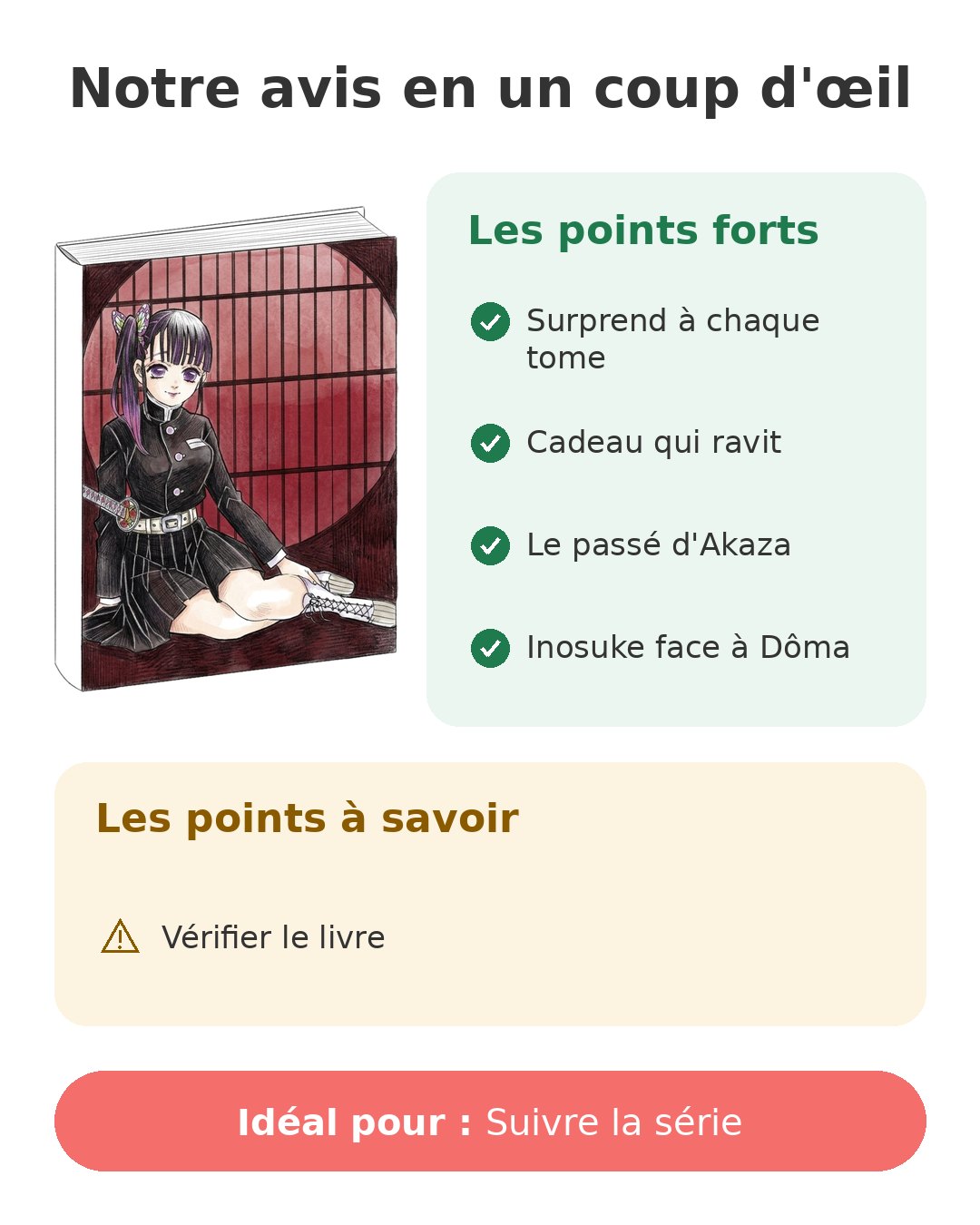 Notre avis en un coup d'œil sur Demon Slayer T18