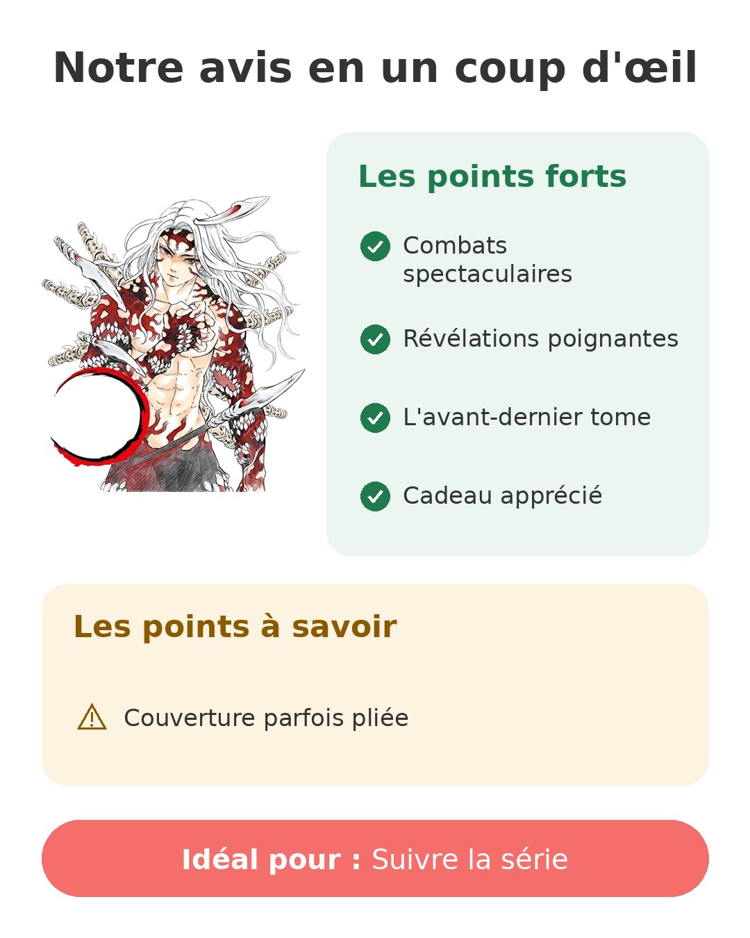 Notre avis en un coup d'œil sur Demon Slayer T22