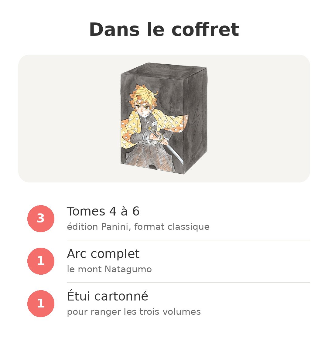 Contenu de la boîte : Coffret DS 4-6