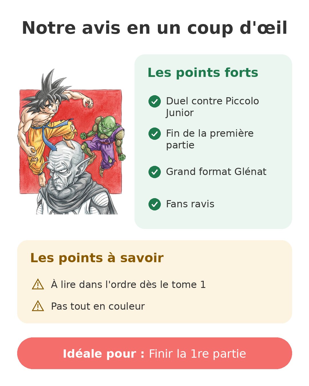 Notre avis en un coup d'œil sur DB Perfect Edition 13