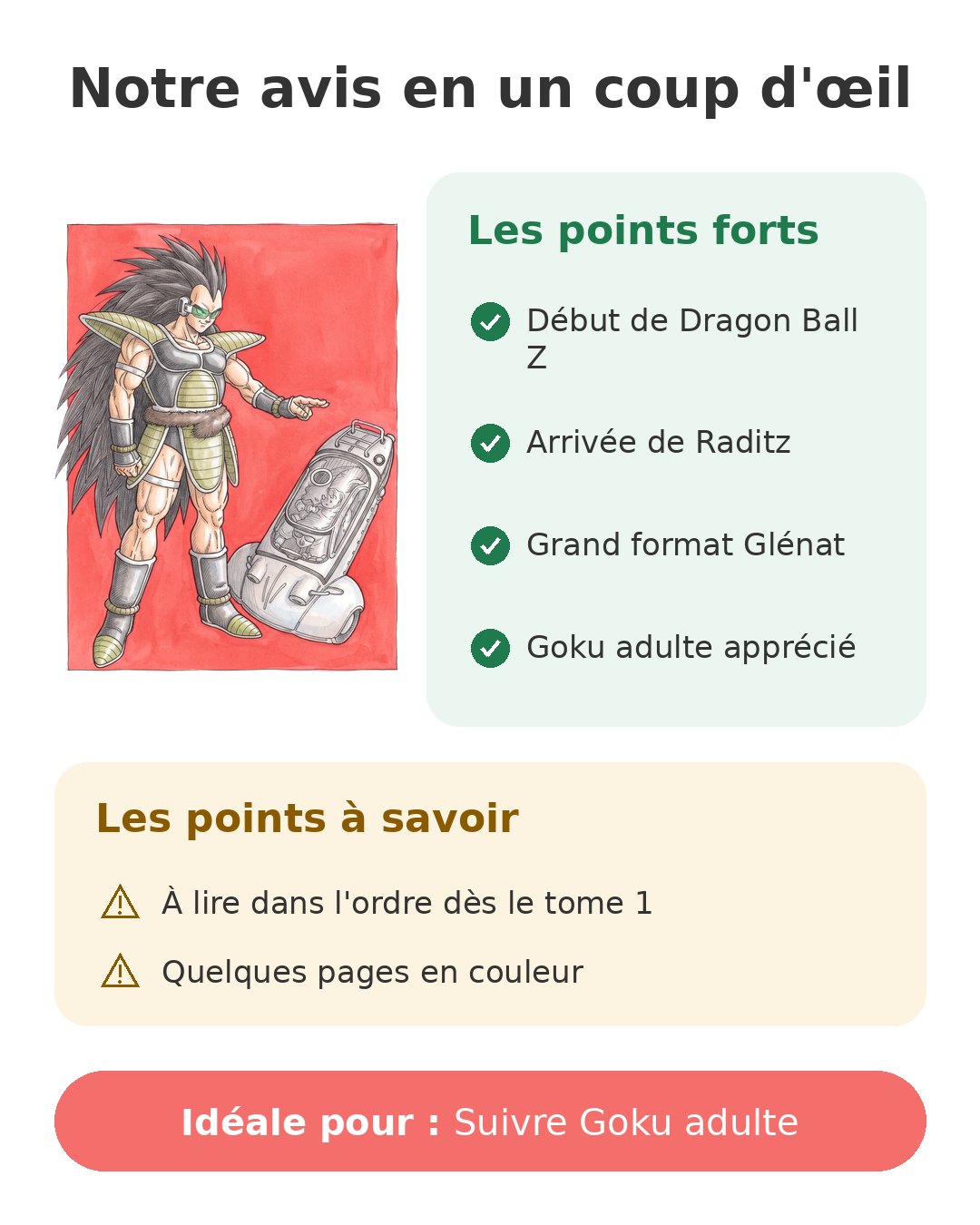 Dragon Ball Perfect Edition tome 14 et l'arrivée de Raditz Notre avis en un coup d'œil sur DB Perfect Edition 14