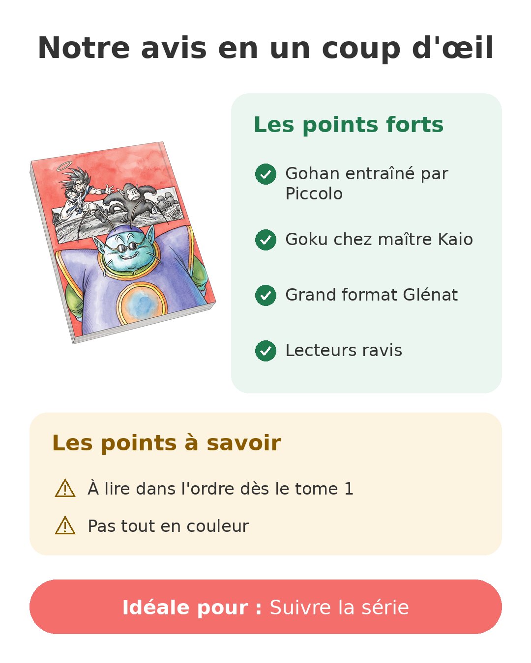 Dragon Ball Perfect Edition tome 15 et l'arrivée des Saïyens Notre avis en un coup d'œil sur DB Perfect Edition 15