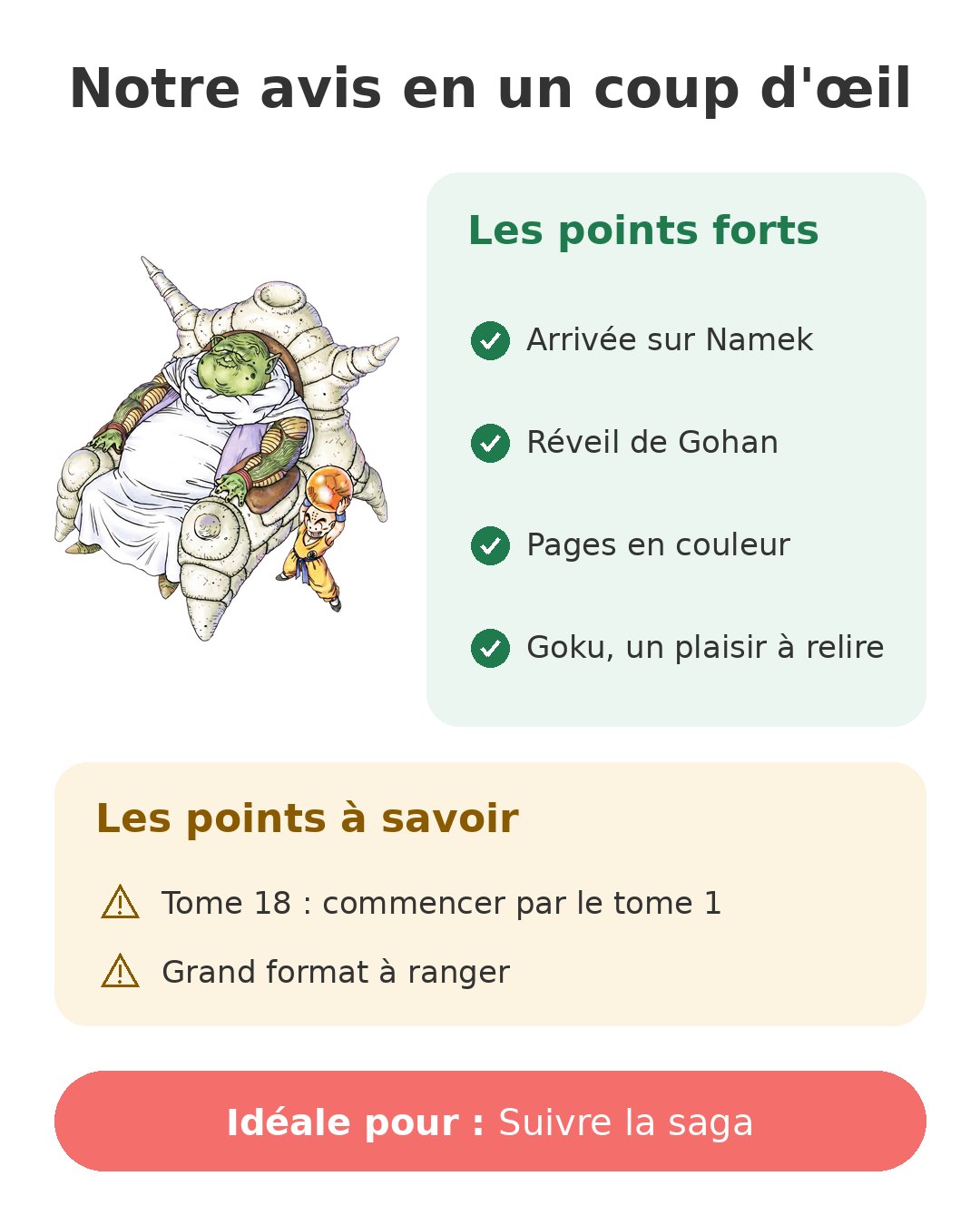 Notre avis en un coup d'œil sur DB Perfect Edition 18