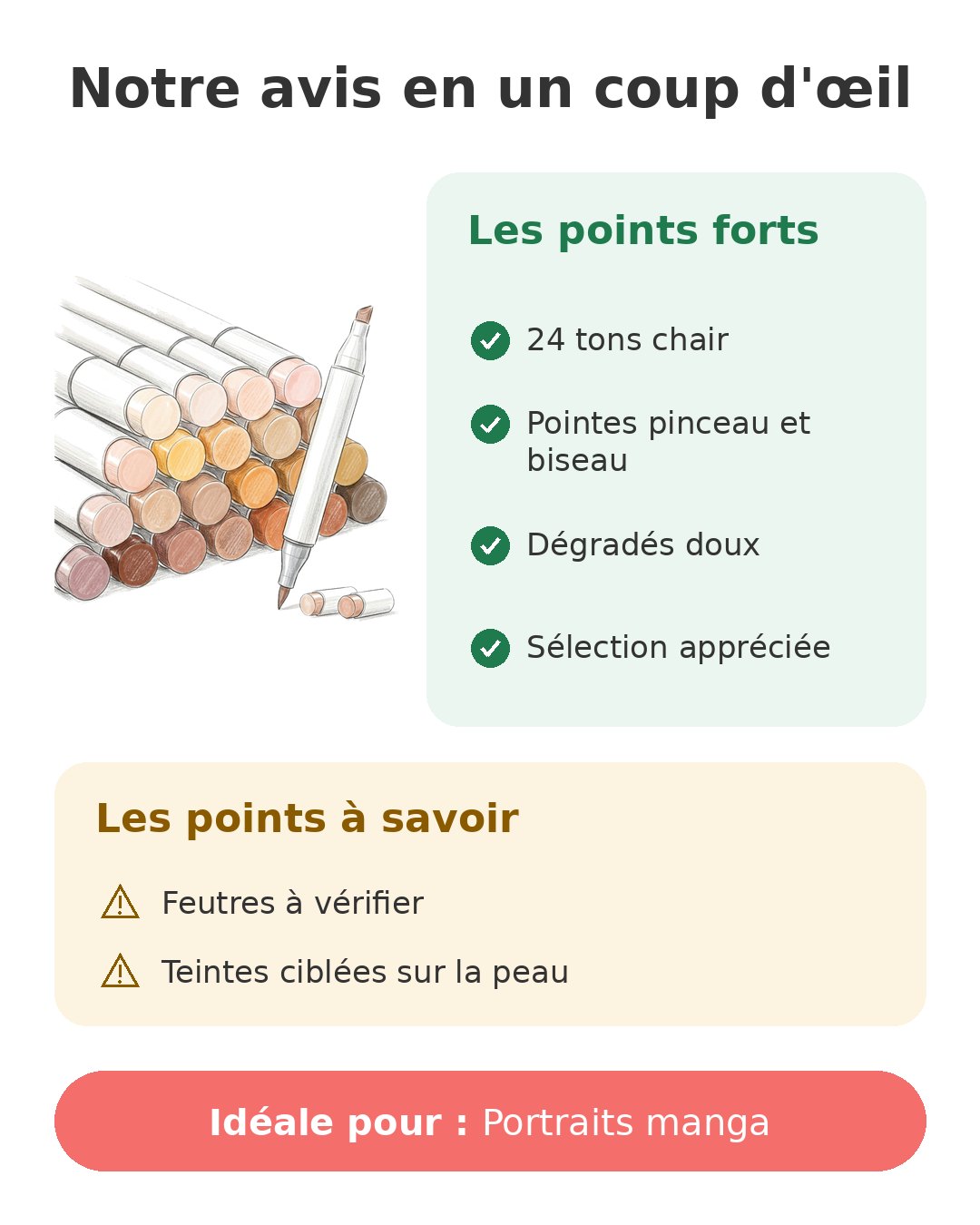 Notre avis en un coup d'œil sur Ohuhu tons chair