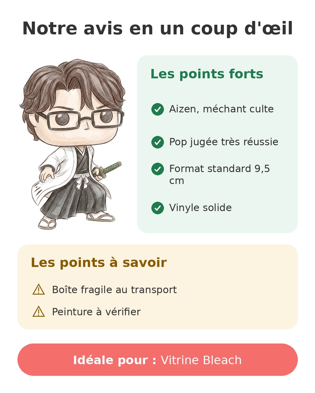 Notre avis en un coup d'œil sur Pop Aizen