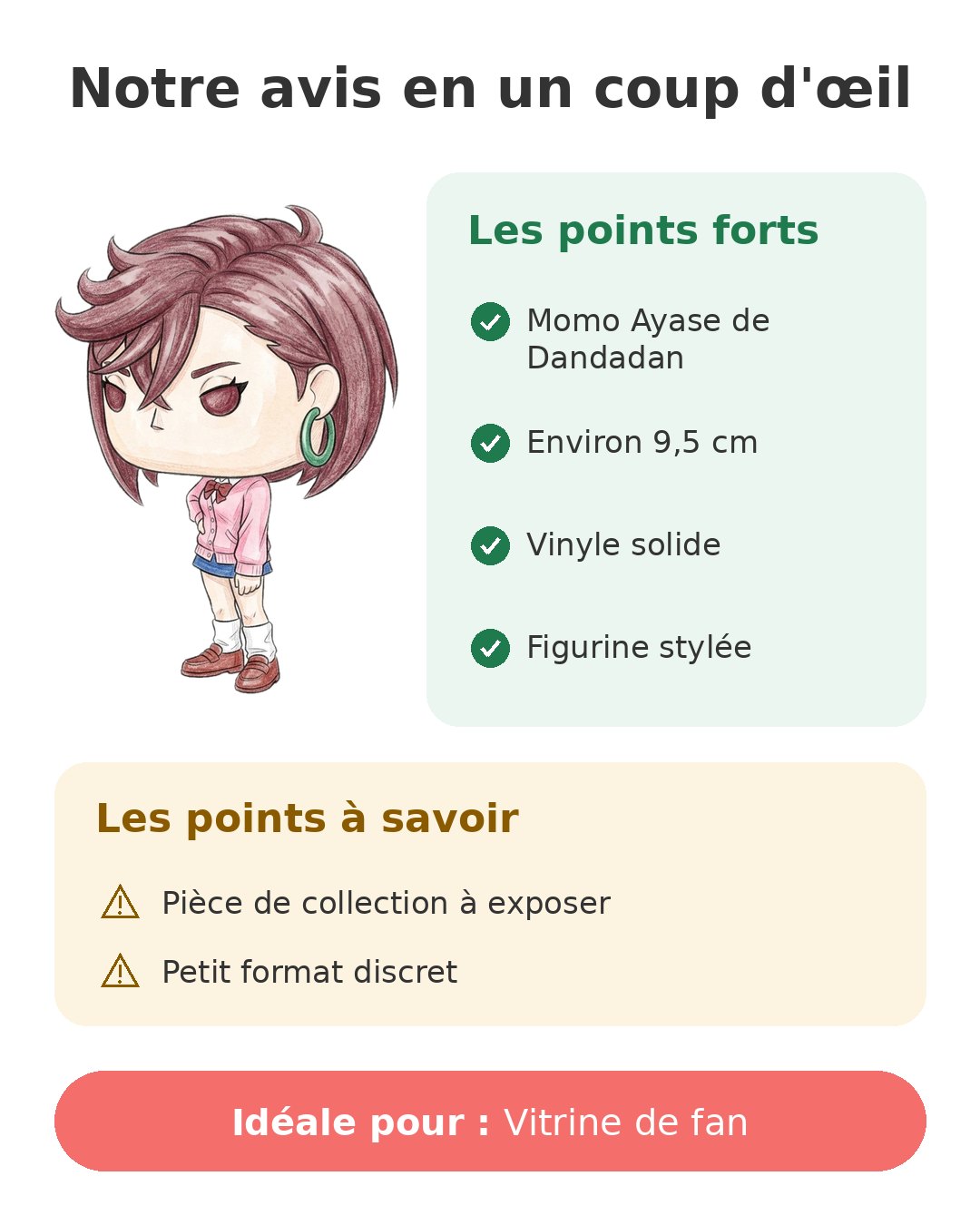 Notre avis en un coup d'œil sur Funko Pop Momo
