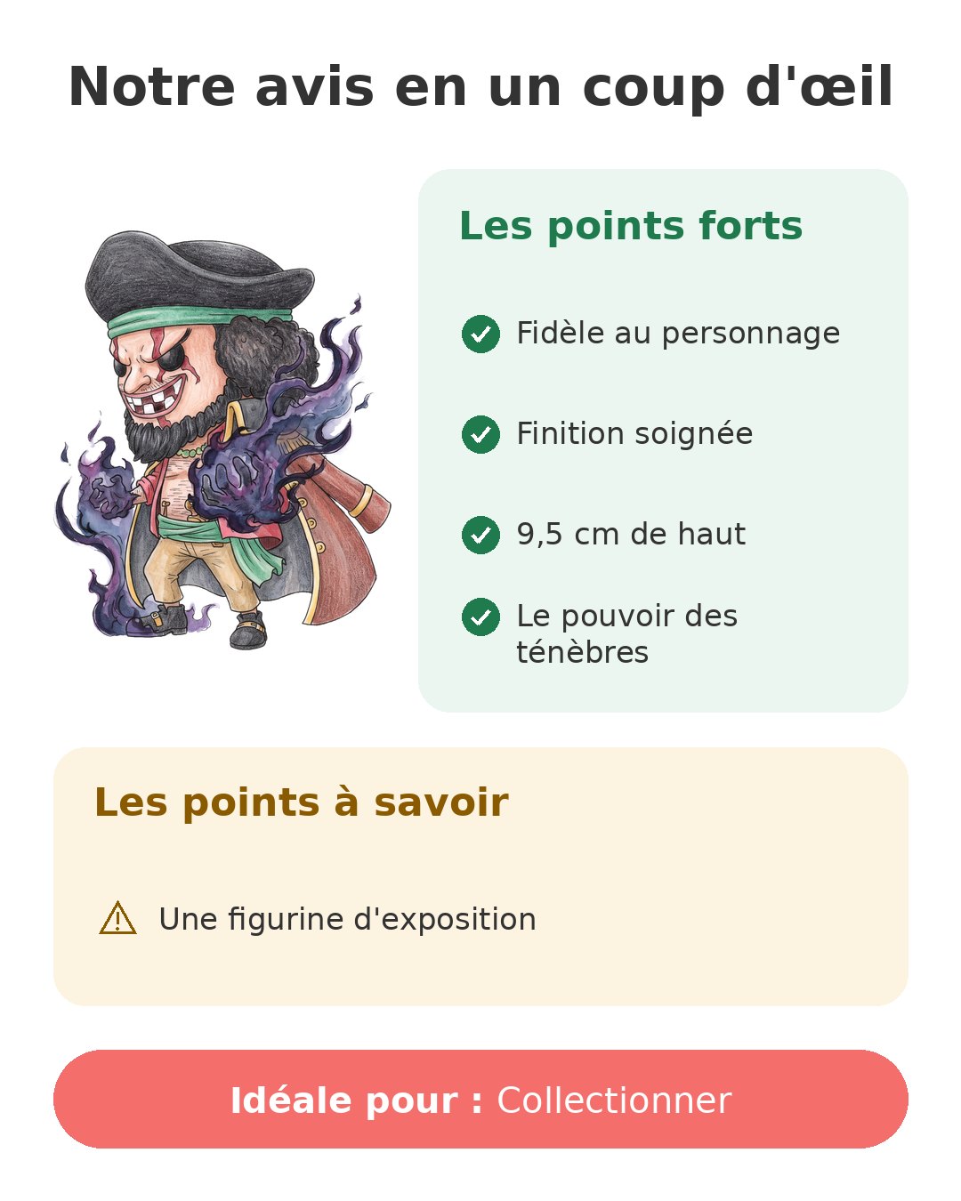 Notre avis en un coup d'œil sur Pop Barbe Noire