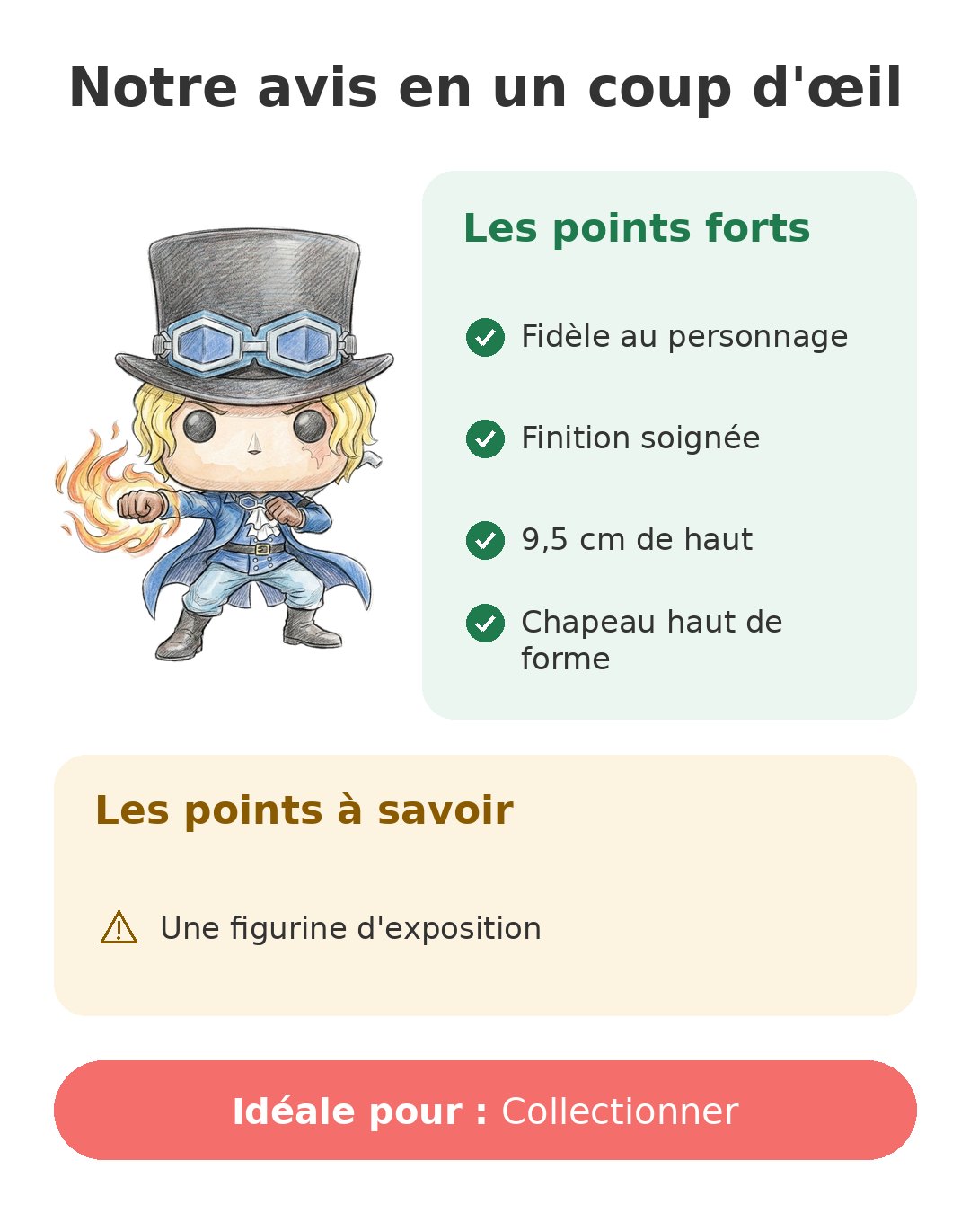 Notre avis en un coup d'œil sur Pop Sabo