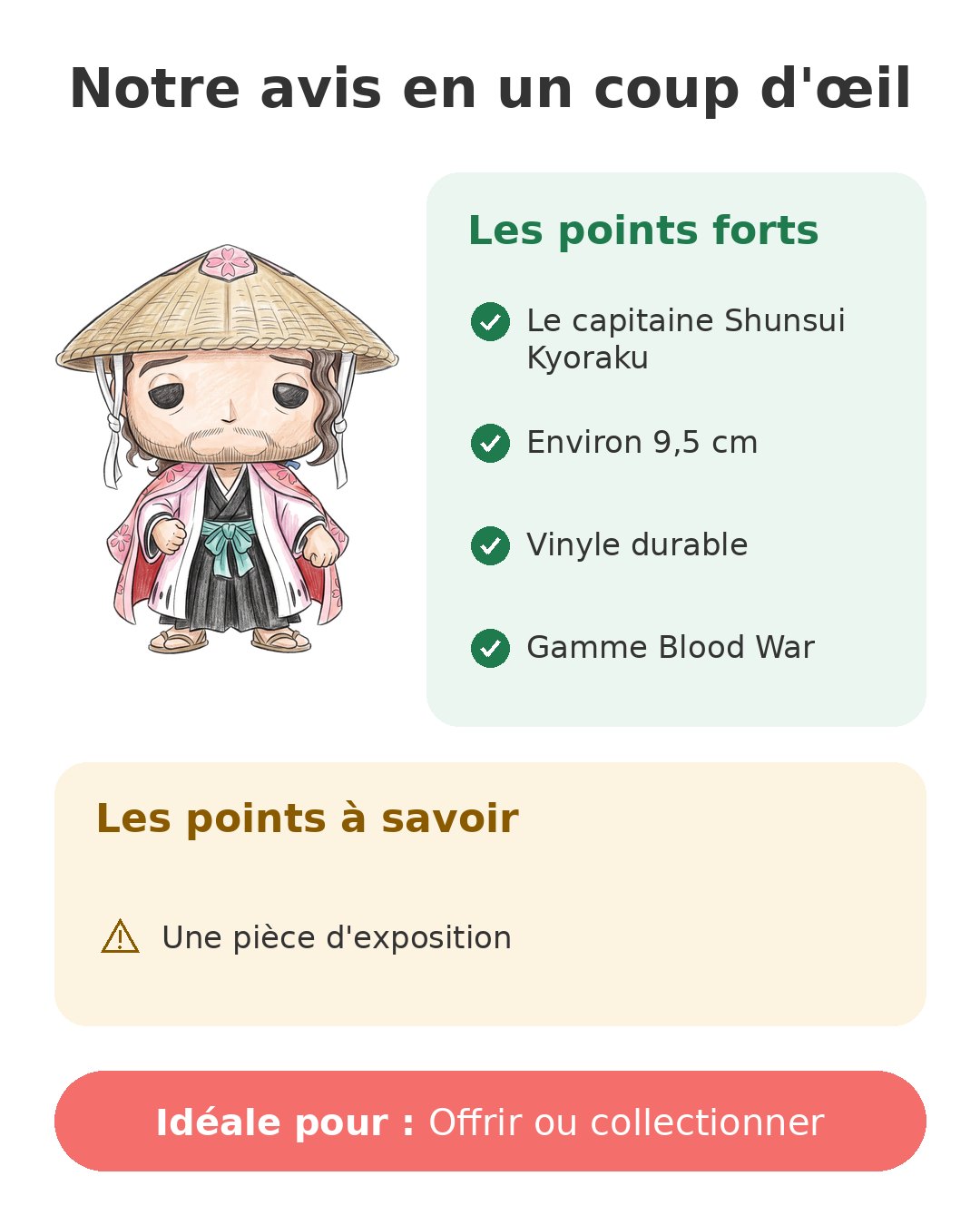 Notre avis en un coup d'œil sur Pop! Shunsui