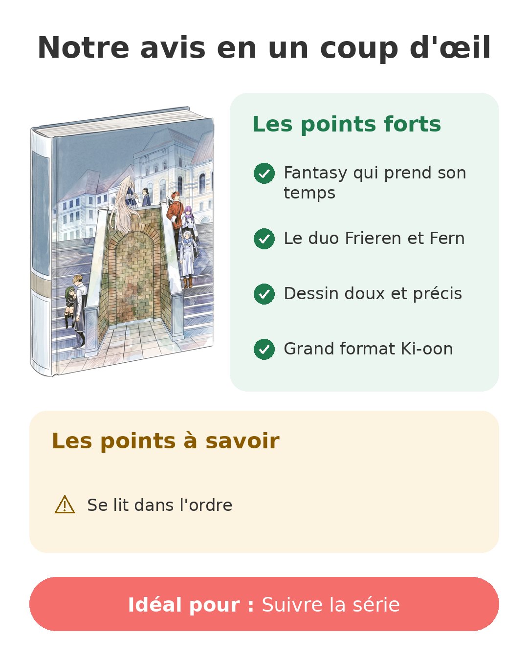 Notre avis en un coup d'œil sur Frieren T13
