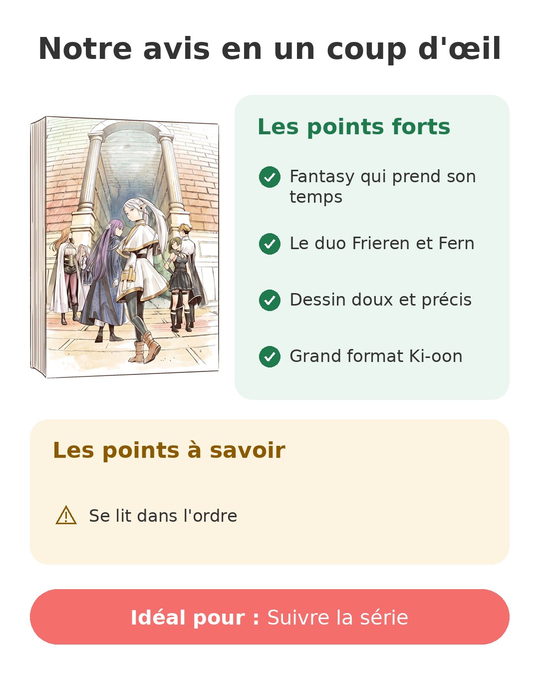 Notre avis en un coup d'œil sur Frieren T6