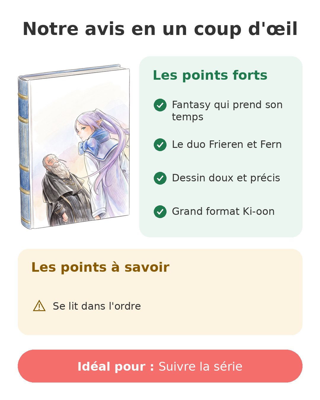 Notre avis en un coup d'œil sur Frieren T9