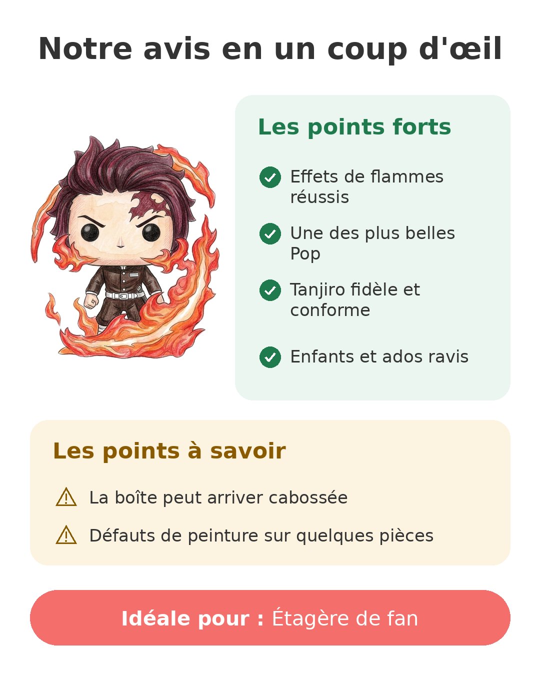 Notre avis en un coup d'œil sur Funko Pop Plus Tanjiro