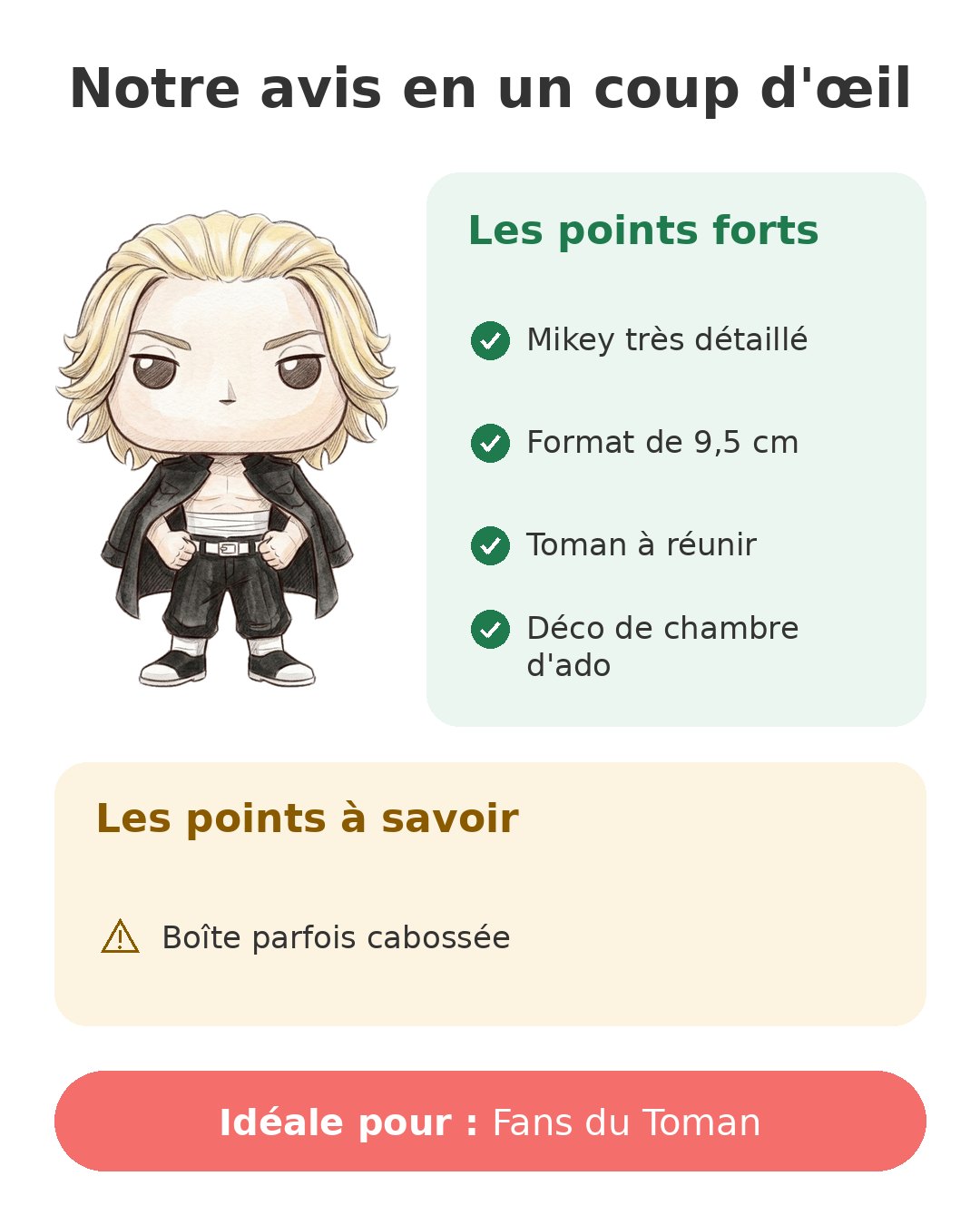 Notre avis en un coup d'œil sur Pop Mikey