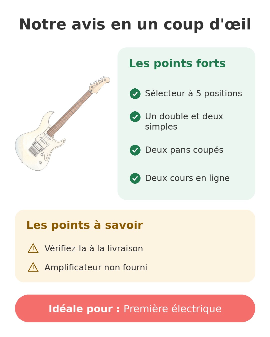 Notre avis en un coup d'œil sur Pacifica 112V