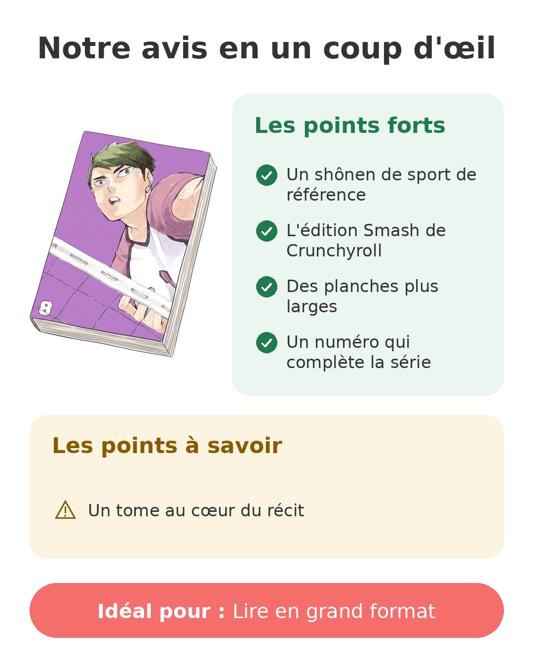Notre avis en un coup d'œil sur Haikyu!! Smash T8