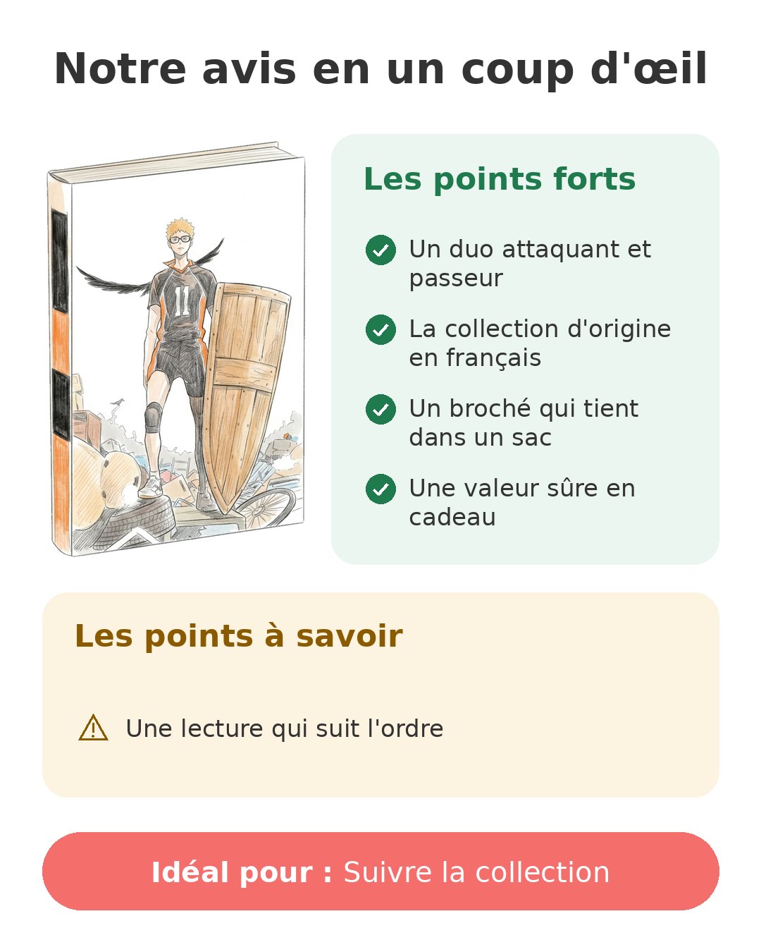 Notre avis en un coup d'œil sur Haikyu!! T19
