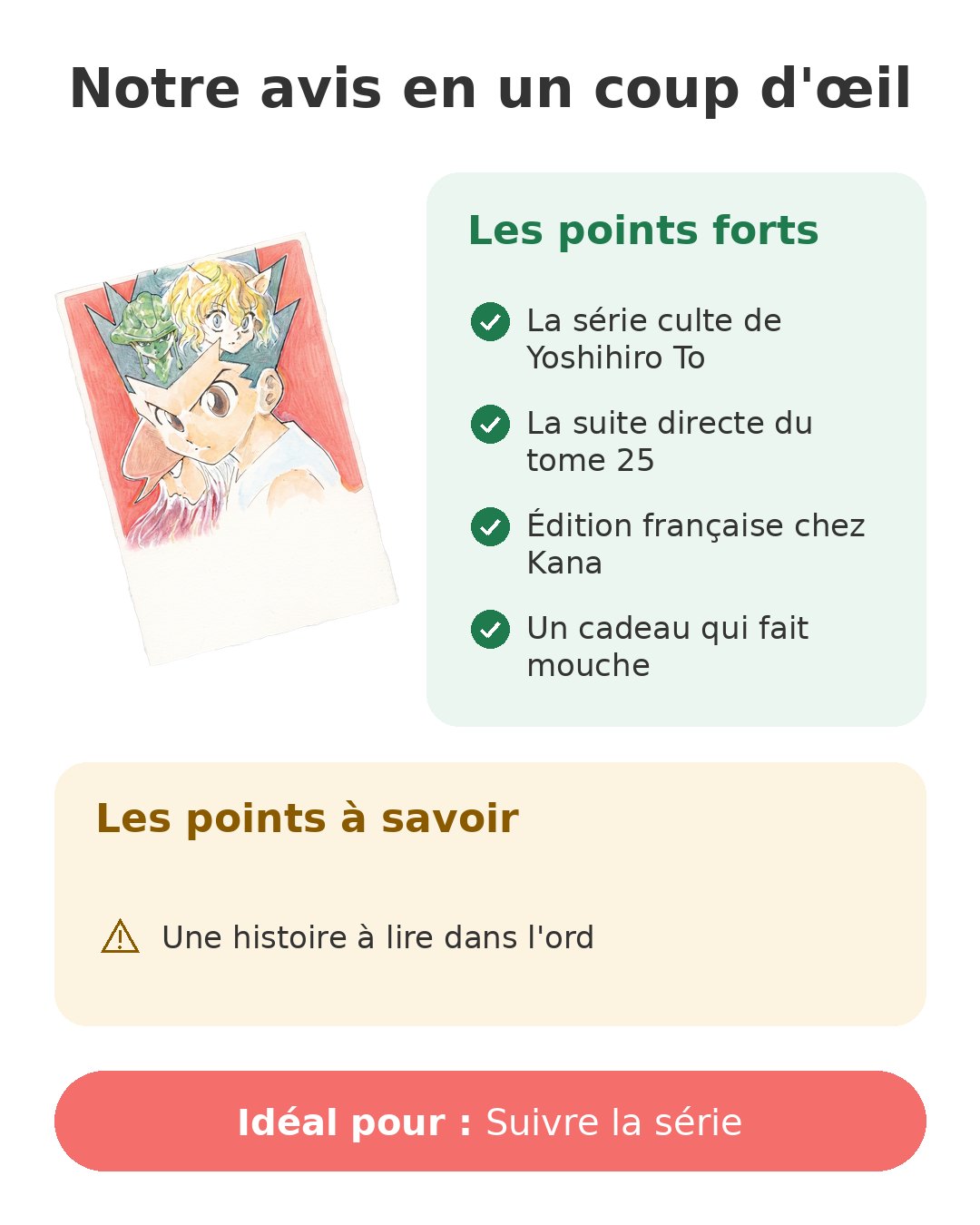 Notre avis en un coup d'œil sur Hunter x Hunter T26