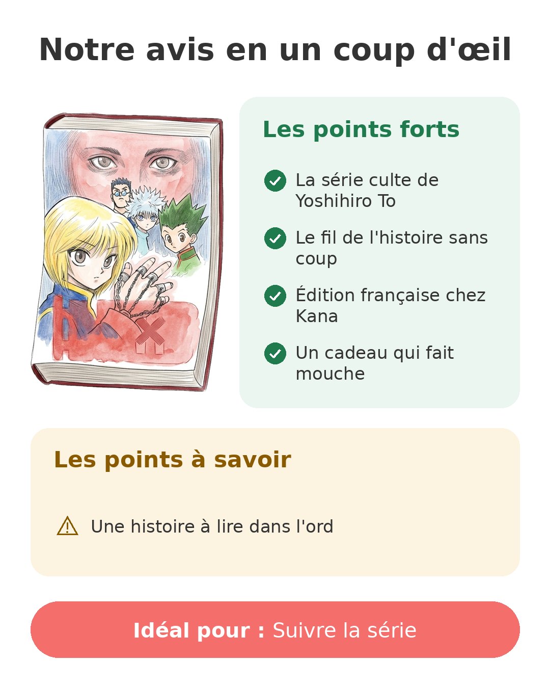 Hunter x Hunter - Tome 9 Notre avis en un coup d'œil sur Hunter x Hunter T9