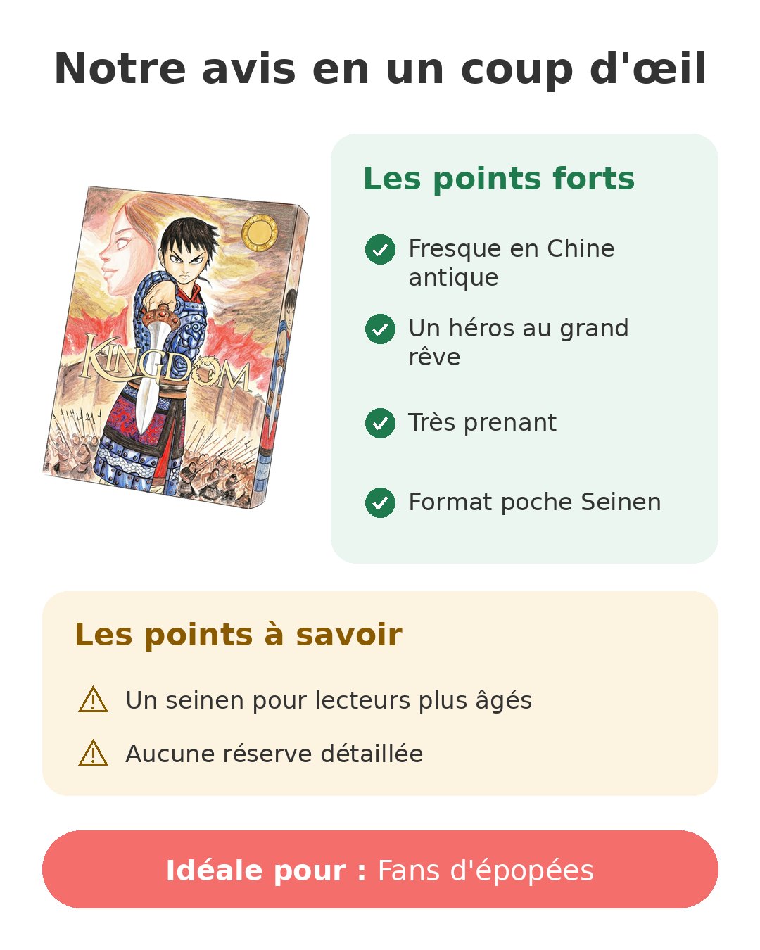 Notre avis en un coup d'œil sur Kingdom T1