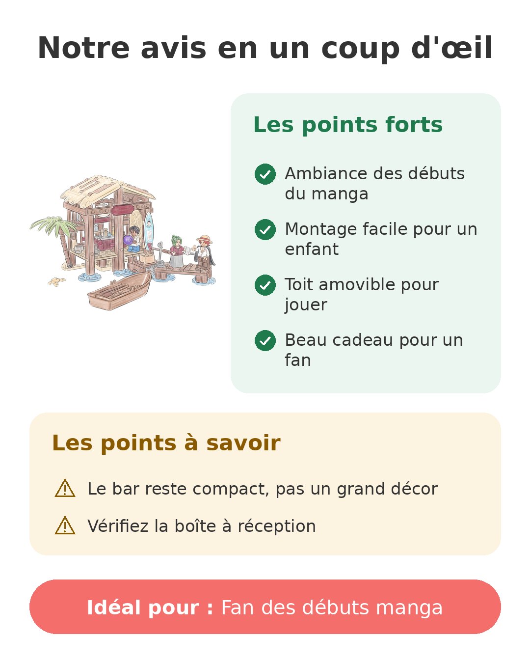 Notre avis en un coup d'œil sur Bar de Fuchsia LEGO