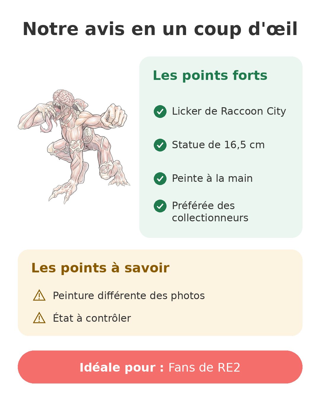 Notre avis en un coup d'œil sur Statue Licker