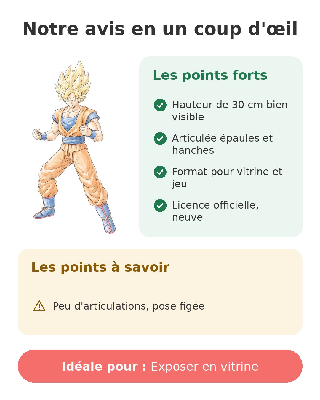Notre avis en un coup d'œil sur Limit Breaker Goku