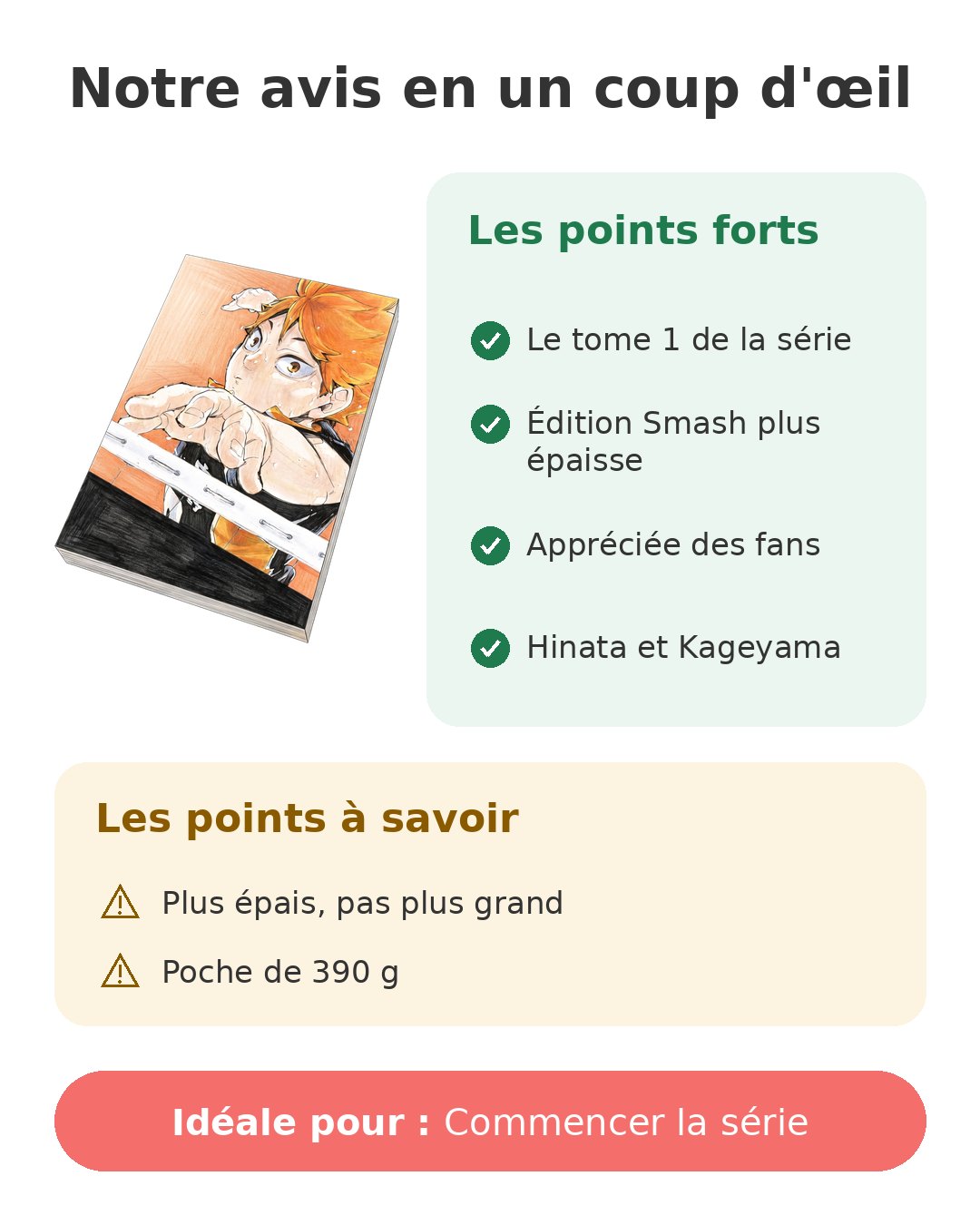 Notre avis en un coup d'œil sur Haikyū!! Smash T1