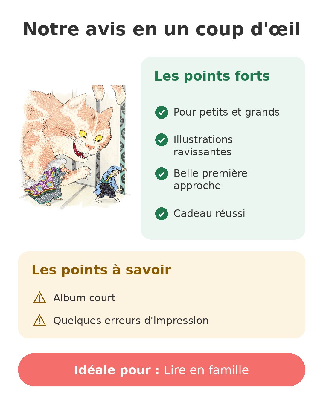 Notre avis en un coup d'œil sur Yôkai Actes Sud