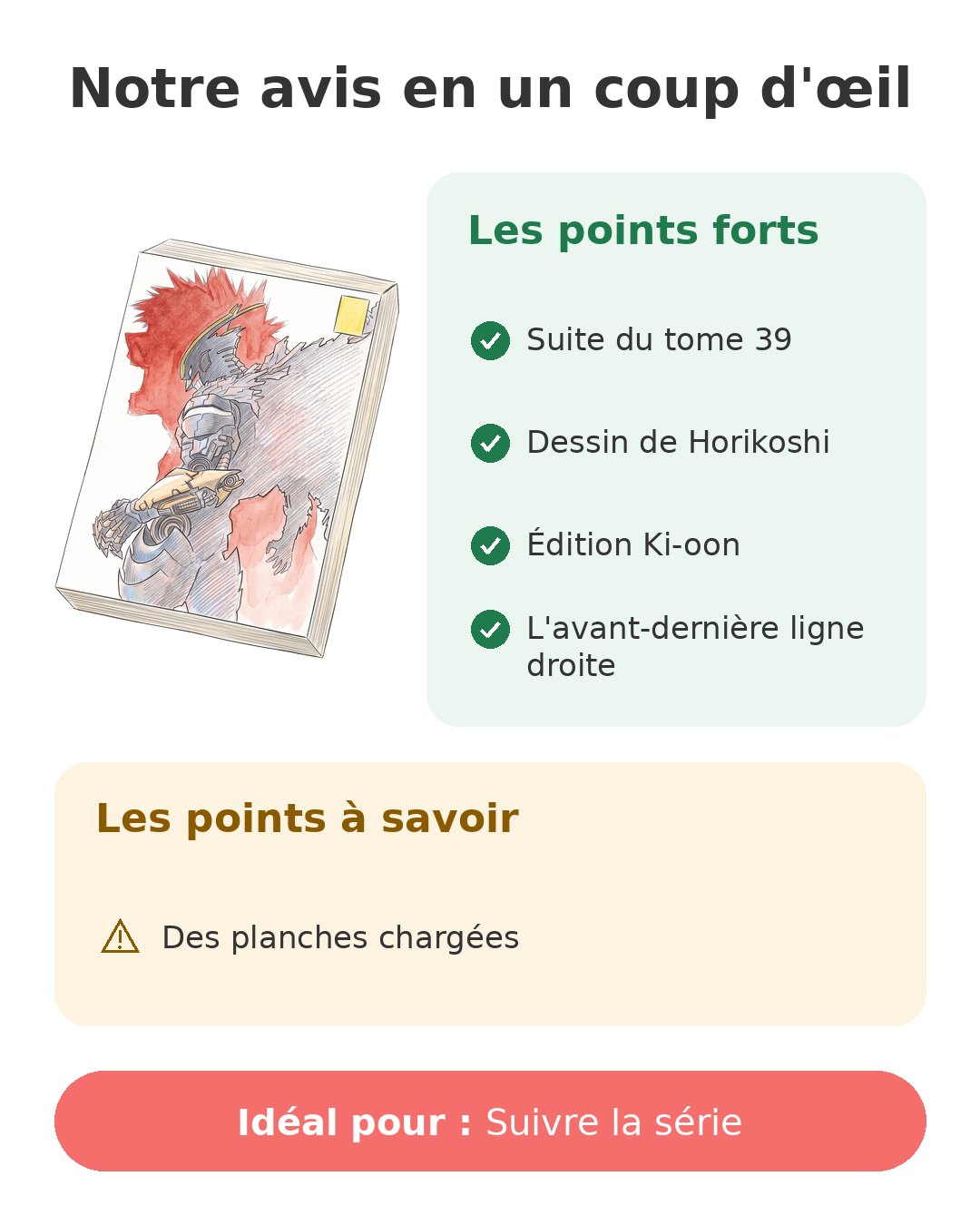 Notre avis en un coup d'œil sur My Hero Academia T40