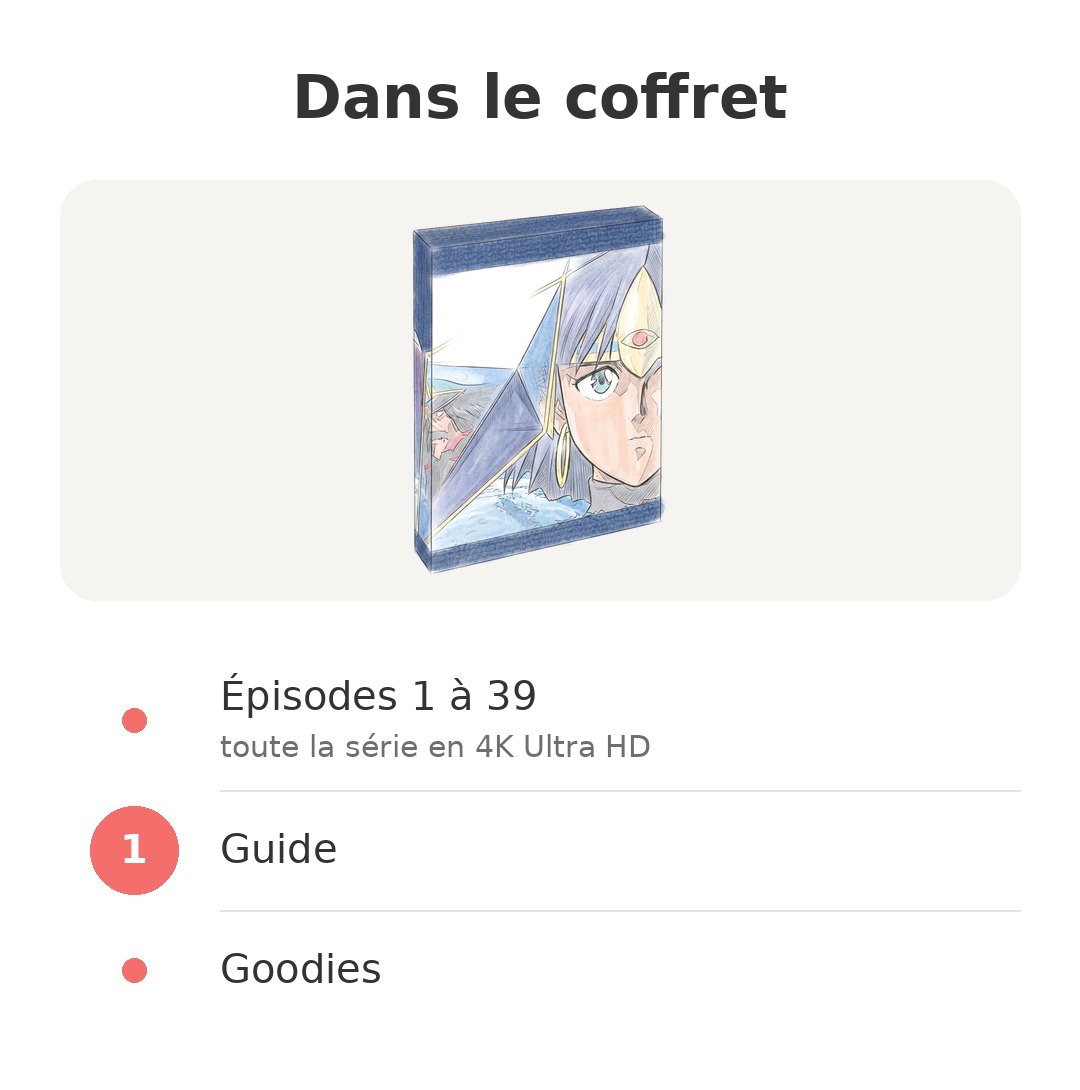 Contenu de la boîte : Nadia collector 4K