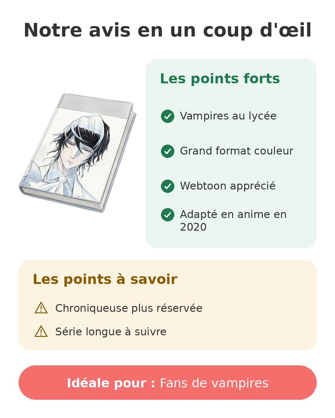 Notre avis en un coup d'œil sur Noblesse tome 1