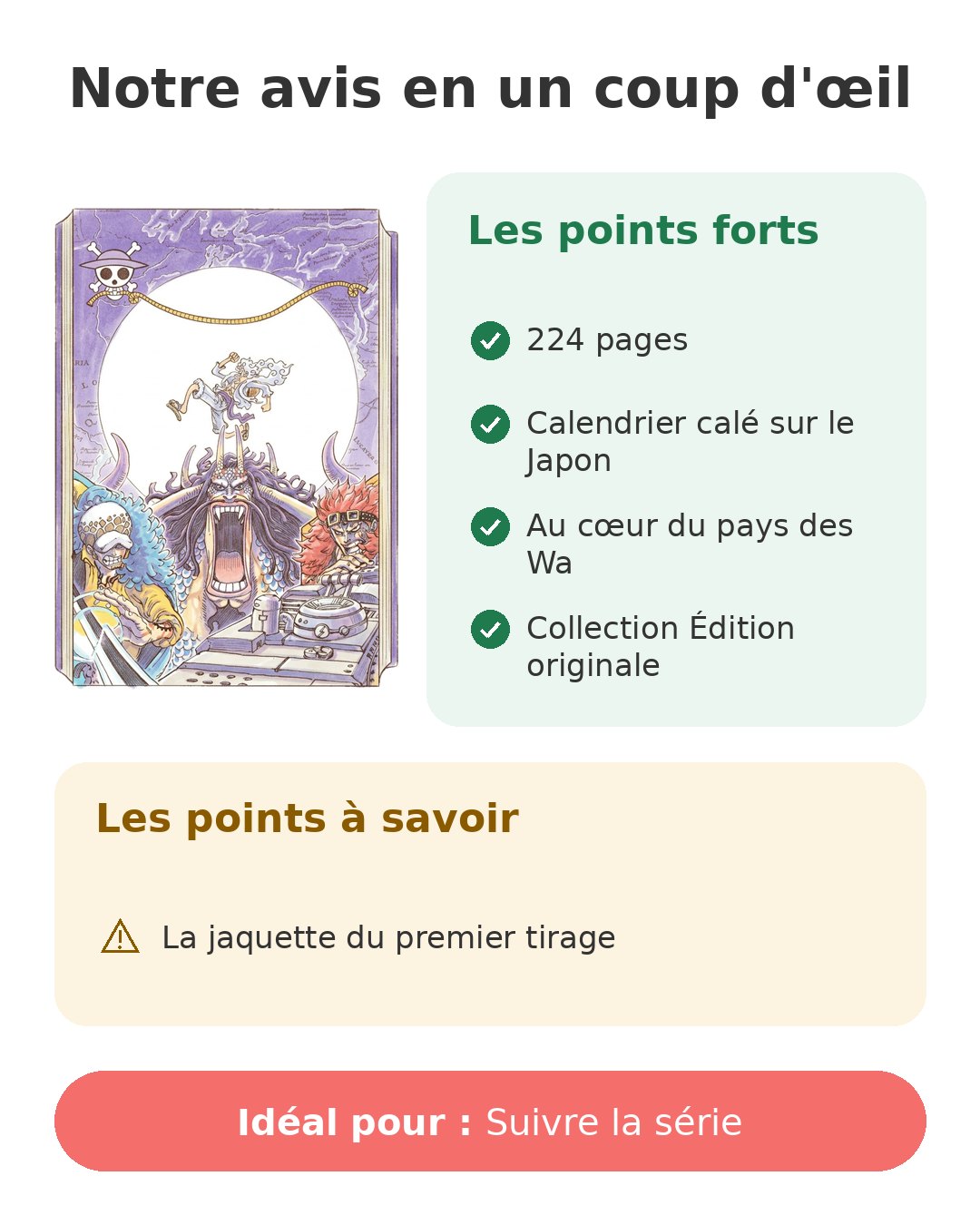 Notre avis en un coup d'œil sur One Piece T103