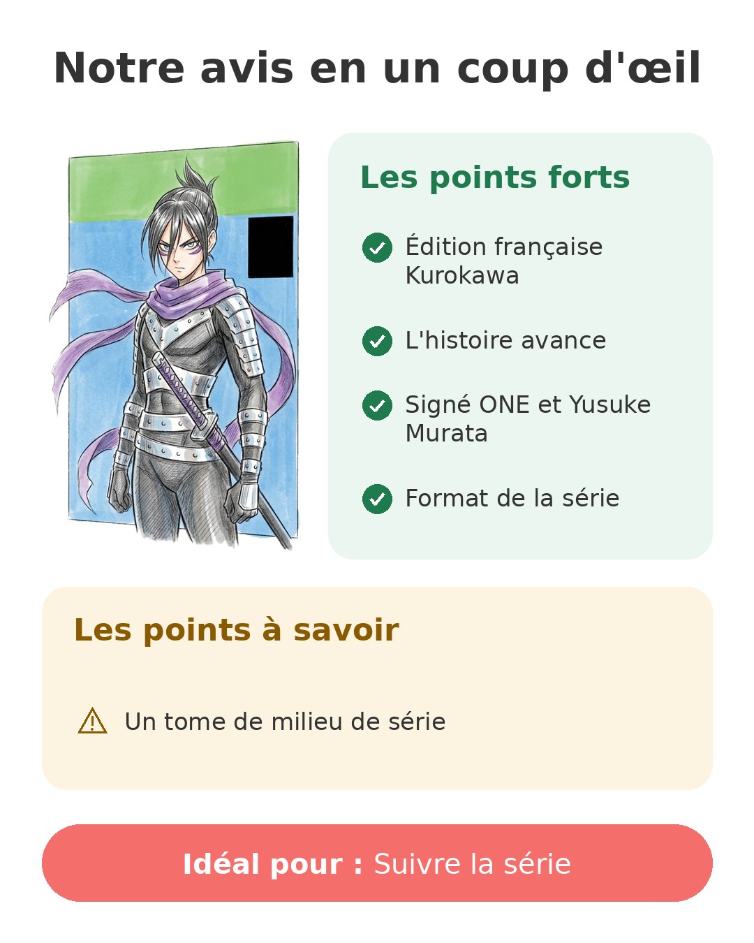 Notre avis en un coup d'œil sur One-Punch Man 3