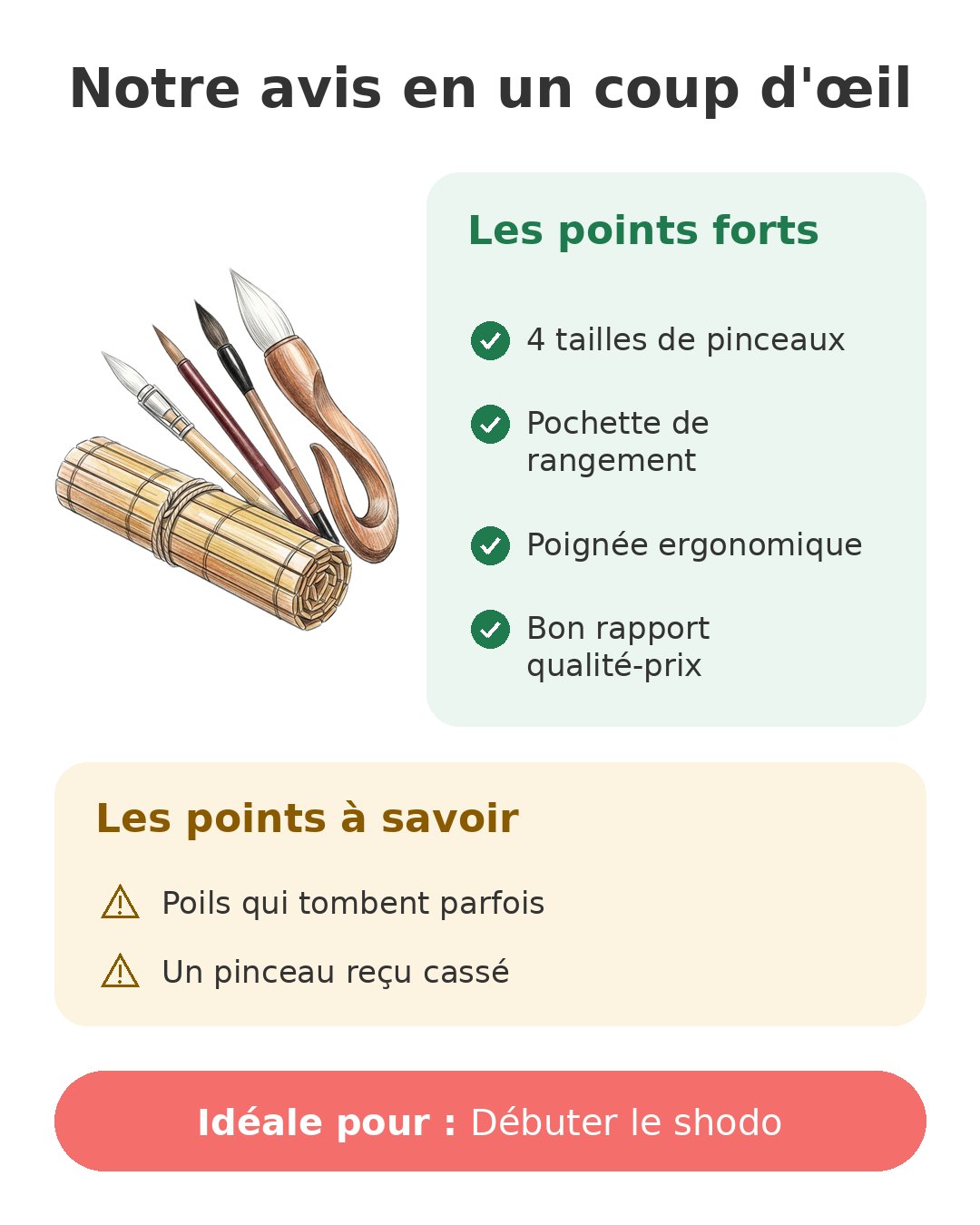 Notre avis en un coup d'œil sur Pinceaux ANCLLO x4