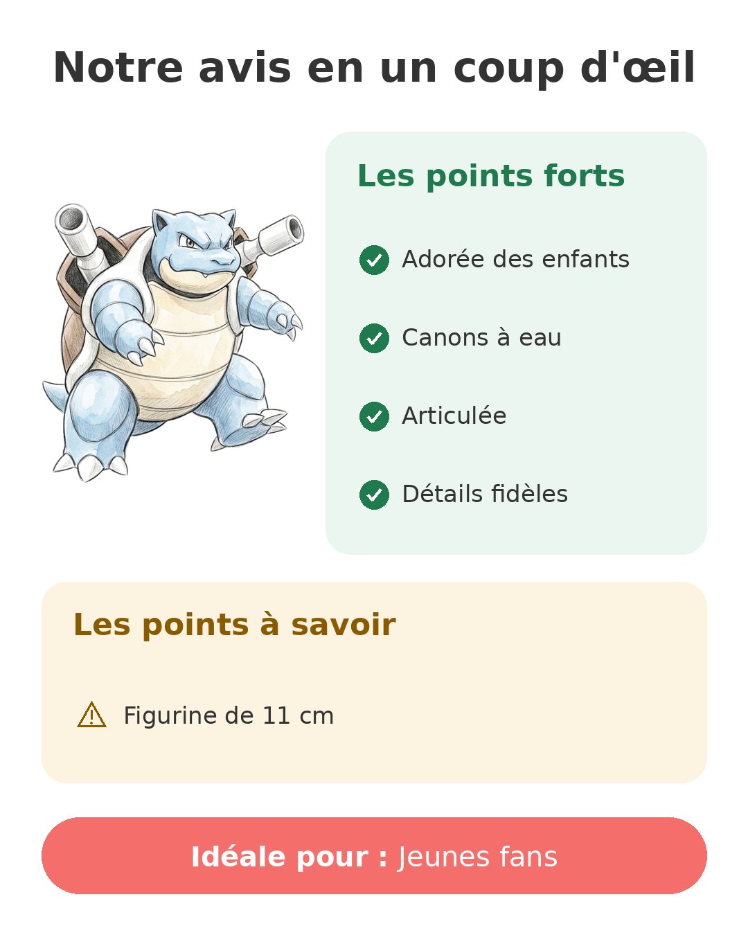 Notre avis en un coup d'œil sur Tortank figurine de combat